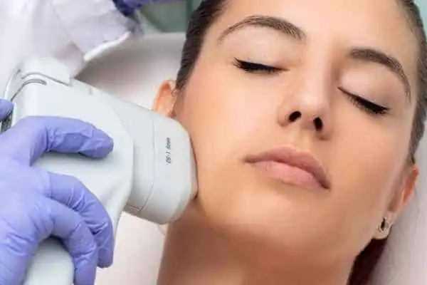 HIFU - Breakthrough in Anti - ageing 1 Image of woman having HIFU Twickenham treatment
